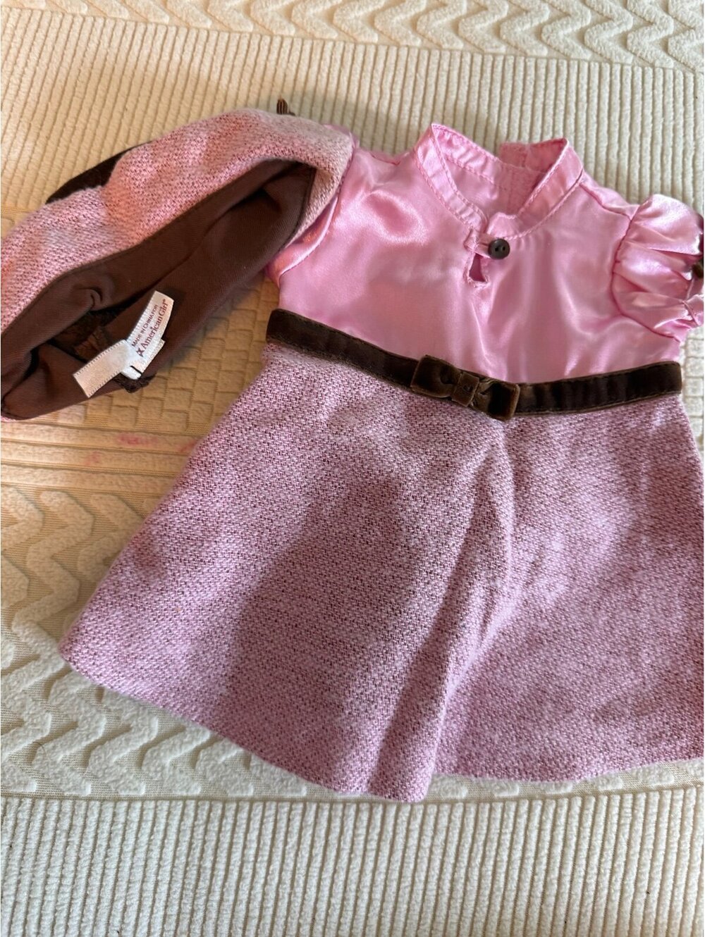 American Girl Pretty Bitty Baby & Pink Dress with Hat *BITTY BABY* B234
